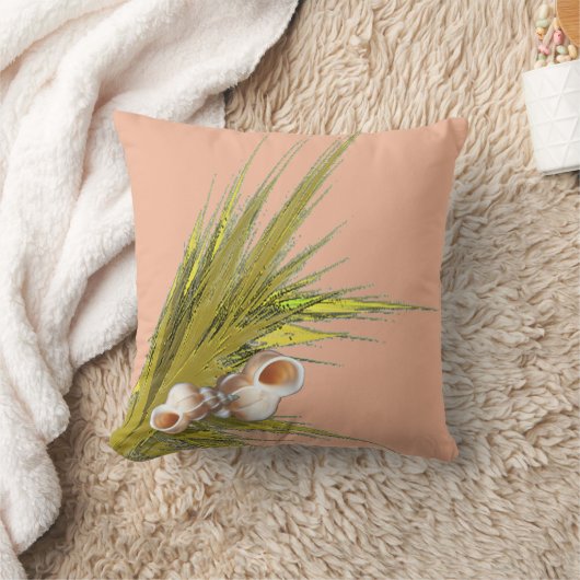 モモの貝殻 クッション (ブランケット)