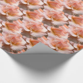 モモはパーソナライズなバラの紙包装紙の上がりました ラッピングペーパー (角)