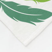 モモは仲の良い恋人同士に直面しました フリースブランケット (角)