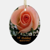 モモばら色記念日の記念品 セラミックオーナメント (右)