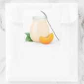 モモまたはアンプリコットヨーグルト スクエアシール (バッグ)