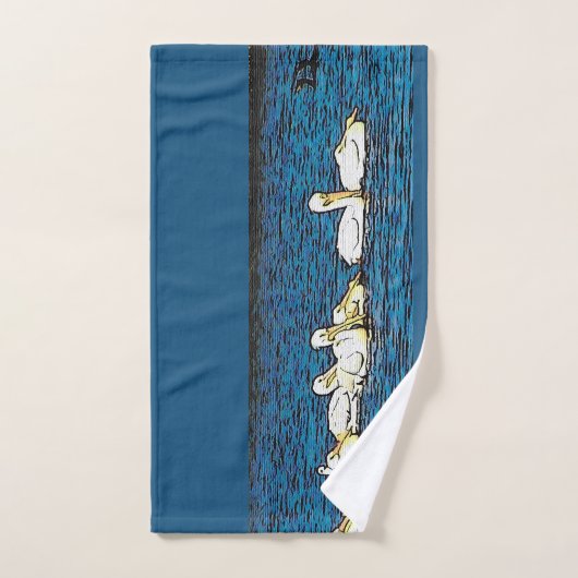 モモイロペリカンの鳥の野性生物の動物のBathタオルセット バスタオルセット (ハンドタオル)