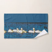 モモイロペリカンの鳥の野性生物の動物のBathタオルセット バスタオルセット (ハンドタオル)