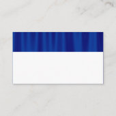 モモダンノグラム-青のカーテン 名刺 (裏面)