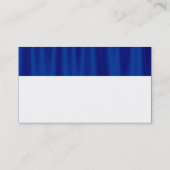 モモダンノグラム-青のカーテン 名刺 (裏面)