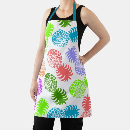 モモナハワイアントロピカルパイナップル数々の- エプロン (インサイチュ)