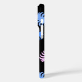 モモナハワイアン熱帯パイナップルパープル Case-Mate iPhoneケース (裏面 / 左)