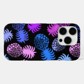 モモナハワイアン熱帯パイナップルパープル Case-Mate iPhoneケース (裏面 (横))