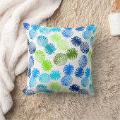 モモナハワイアン熱帯性パイナップル可逆 クッション (ブランケット)