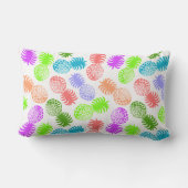 モモナパイナップルアロハハワイアントロピカル数々の アウトドアクッション (裏面)