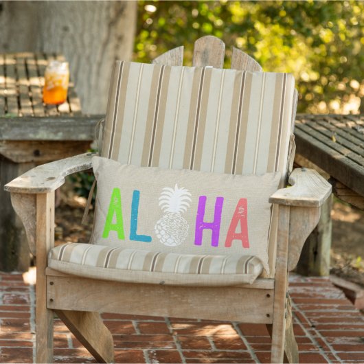 モモナパイナップルアロハハワイアントロピカル数々の アウトドアクッション (椅子)