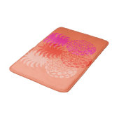 モモナパイナップルハワイアントロピカルパパヤ バスマット (アングル)