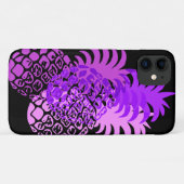 モモナパイナップルハワイアントロピカルパープル Case-Mate iPhoneケース (裏面(横))