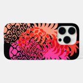 モモナパイナップルハワイアントロピカルピンク Case-Mate iPhoneケース (裏面 (横))