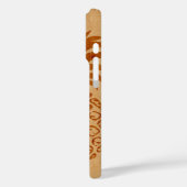 モモナパイナップルハワイアントロピカルフェイクウッド Case-Mate iPhoneケース (裏面 / 左)