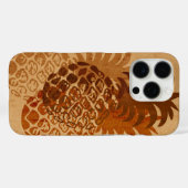 モモナパイナップルハワイアントロピカルフェイクウッド Case-Mate iPhoneケース (裏面 (横))
