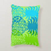 モモナパイナップルハワイアントロピカルリバーシブル アクセントクッション (裏面(縦))