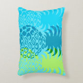 モモナパイナップルハワイアントロピカルリバーシブル アクセントクッション (正面(垂直))