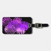 モモナパイナップルハワイアントロピカル ラゲッジタグ (正面横)