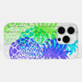 モモナ動揺してハワイアンパイナップルフェイクウッド Case-Mate iPhoneケース (裏面 (横))