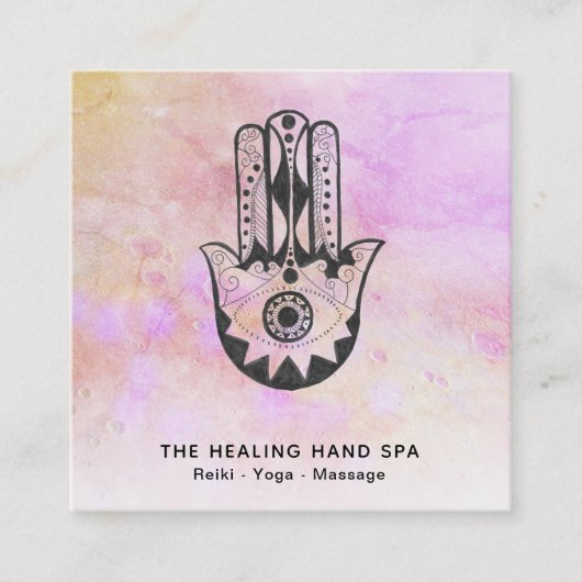 *～*モモハムサの月作り職人 スクエア名刺 (正面)