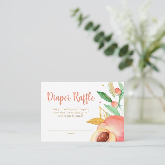 モモベビーシャワーおむつレッフルエンクロージャカード エンクロージャーカード (スタンド正面)