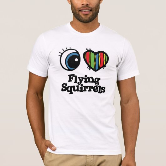 モモンガ大好き Tシャツ (正面)