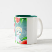 モモ果樹園のフロストの妖精 ツートーンマグカップ (正面右)