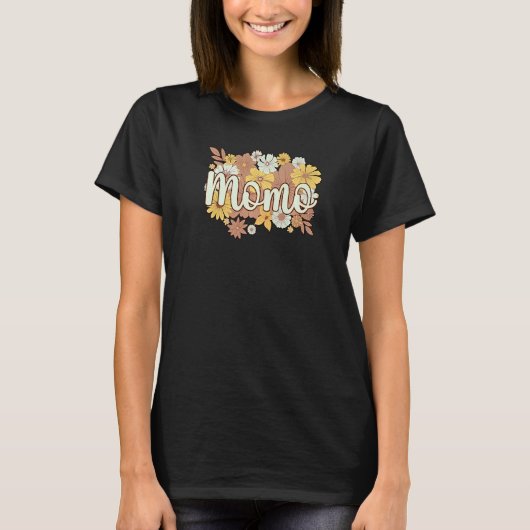 モモ祖母フラワーモモ祖母 Tシャツ (正面)