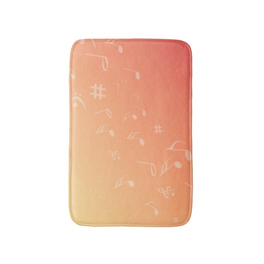 モモ音楽 バスマット (正面縦)