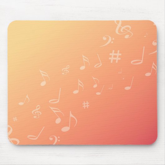 モモ音楽 マウスパッド (正面)