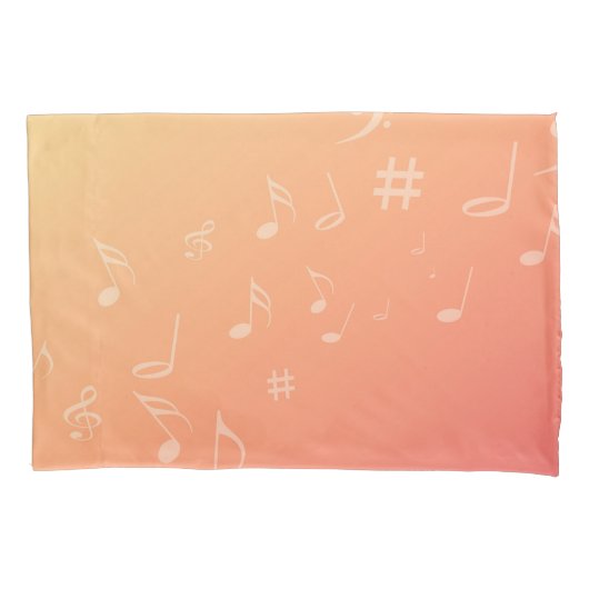 モモ音楽 枕カバー (正面左)