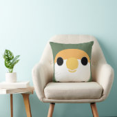 モモ顔のラブバード(石板) クッション (椅子)