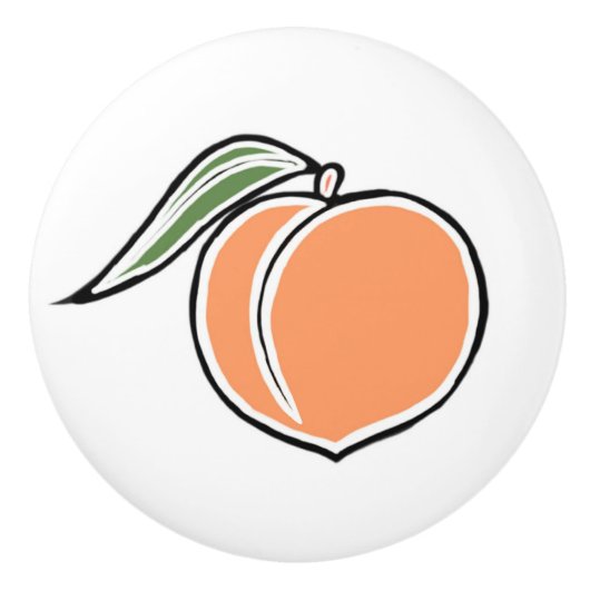 モモ セラミックノブ (正面)