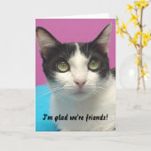 モモ – 友達でよかった！カー空白のド カード (黄色い花)