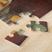 モモ、c.1700のT32176静物画 ジグソーパズル (側面)