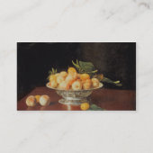 モモ、c.1700のT32176静物画 名刺 (裏面)