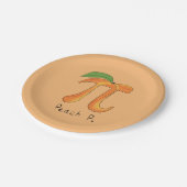 モモPiのかわいい数学Pi日のパーティーの紙皿 ペーパープレート (アングル)