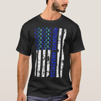 モヤモヤ認識度Usa国旗M用モヤモヤ病 Tシャツ