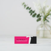 モユニークノグラム：ミニ名刺 スキニー名刺 (スタンド正面)