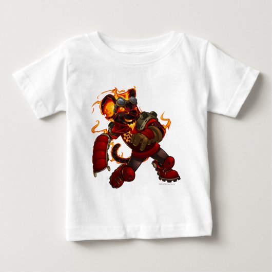 モラタラチームキャプテン2 ベビーTシャツ (正面)