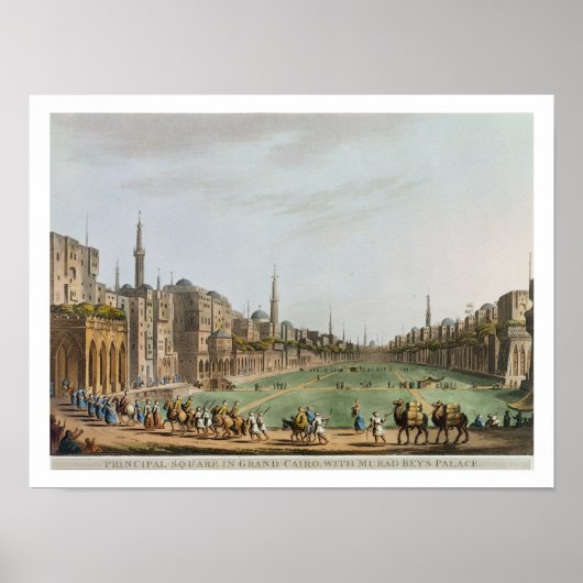 モラド・ビーの広場とグランドカイロ ポスター (正面)