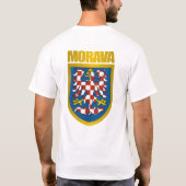 モラバ（モラビア）クレストシャツ Tシャツ (裏面)