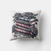 モラリーグレーダークロマンスブックッシュ装飾用クッション クッション (裏面)
