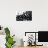 モラル投手とモンマスの戦い ポスター (ホームオフィス)