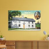 モラル投手生まれ外観 キャンバスプリント (インサイチュ (リビング))