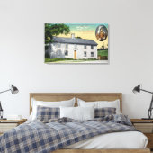 モラル投手生まれ外観 キャンバスプリント (インサイチュ (寝室))