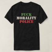 モラル警察3 Tシャツ (デザイン正面)