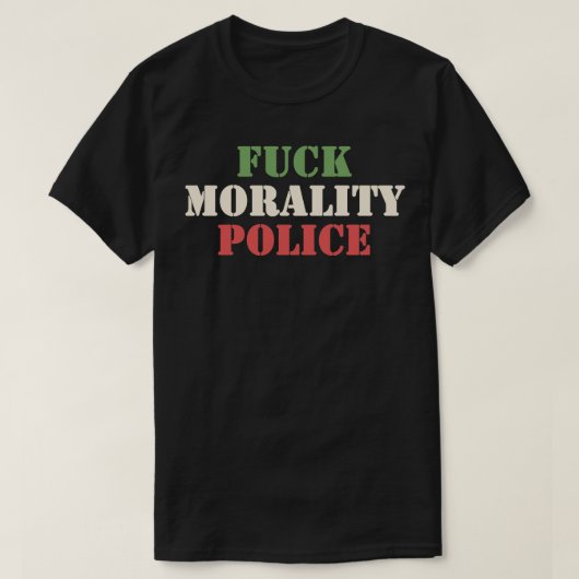モラル警察3 Tシャツ (デザイン正面)