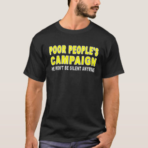 モラル・リバイバルの貧困層キャンペーンを呼び掛ける Tシャツ